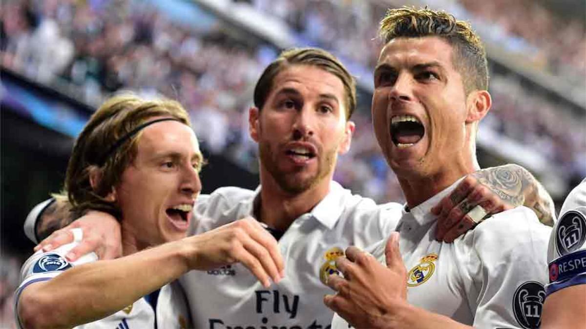 Cristiano Ronaldo recibió el apoyo de Sergio Ramos y Modric