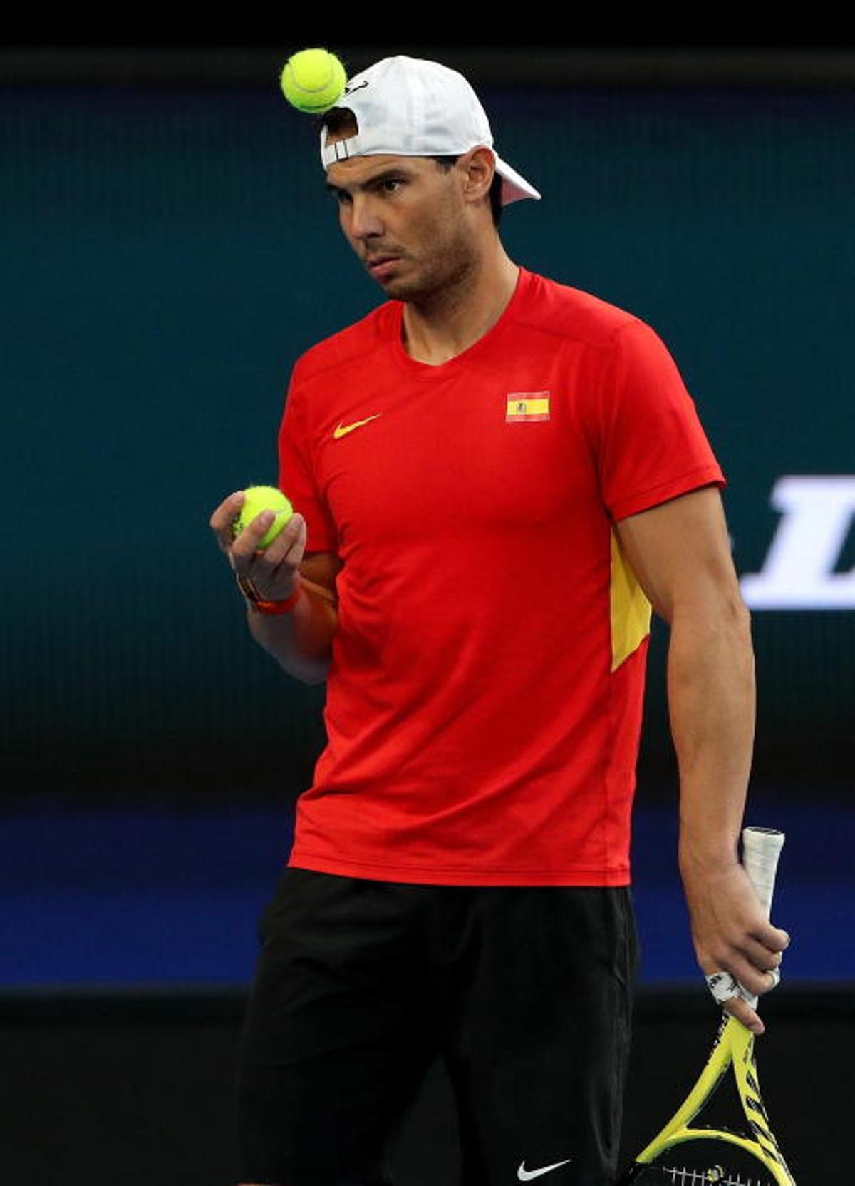 Entrene Rafa Nadal y Bautista en Australia para Co