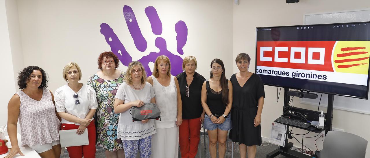 Les membres dels comitès d&#039;alguns dels hospitals concertats de les comarques gironines.