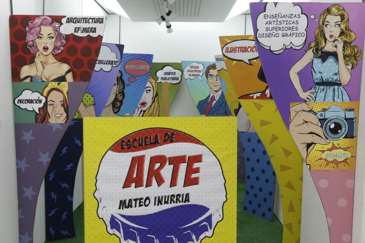 Fotogalería / Jornada de puertas abiertas en la Escuela de Arte Mateo Inurria