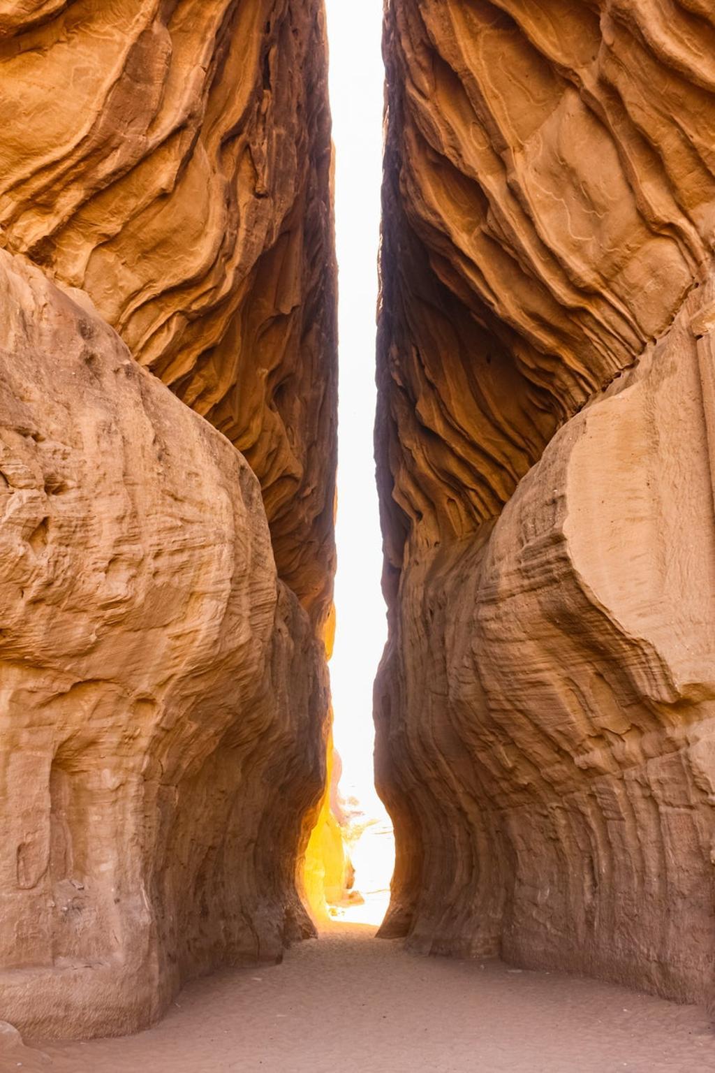 Cañón de Saleh, en las inmediaciones de Al-Hijr