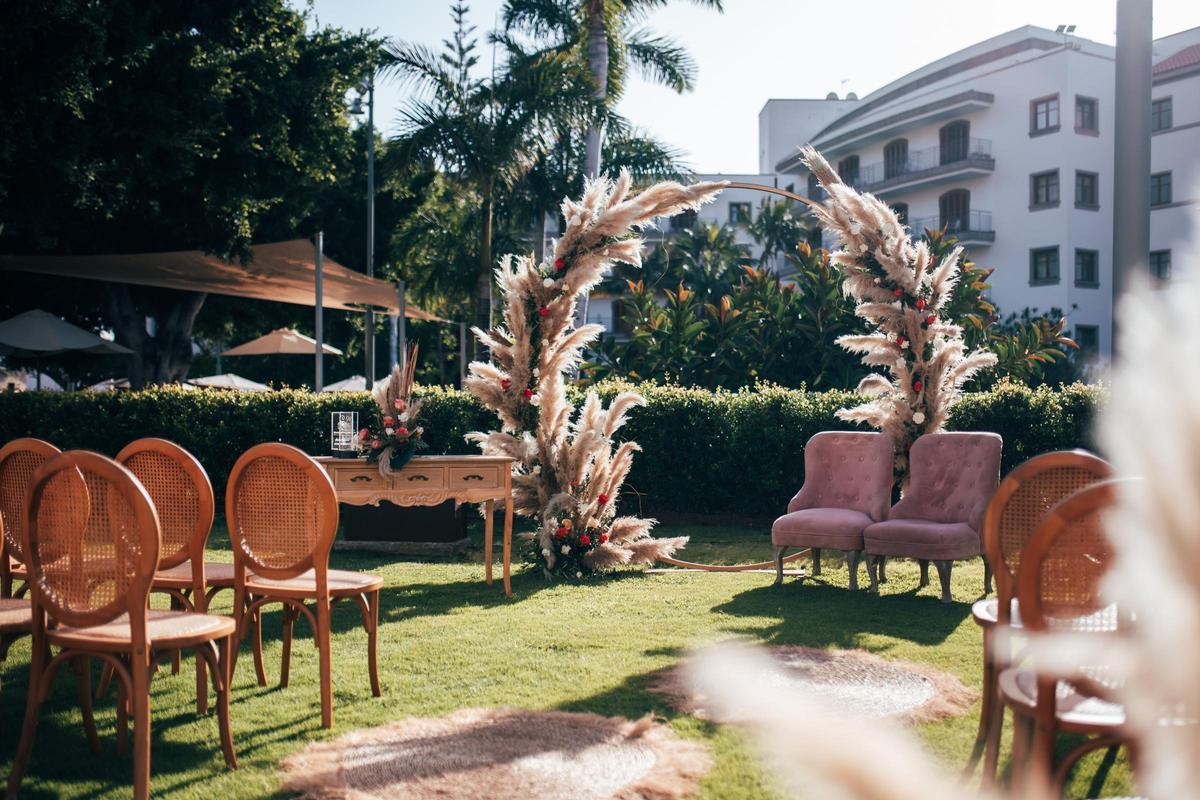 Jardín del Hotel Iberostar Heritage Grand Mencey.