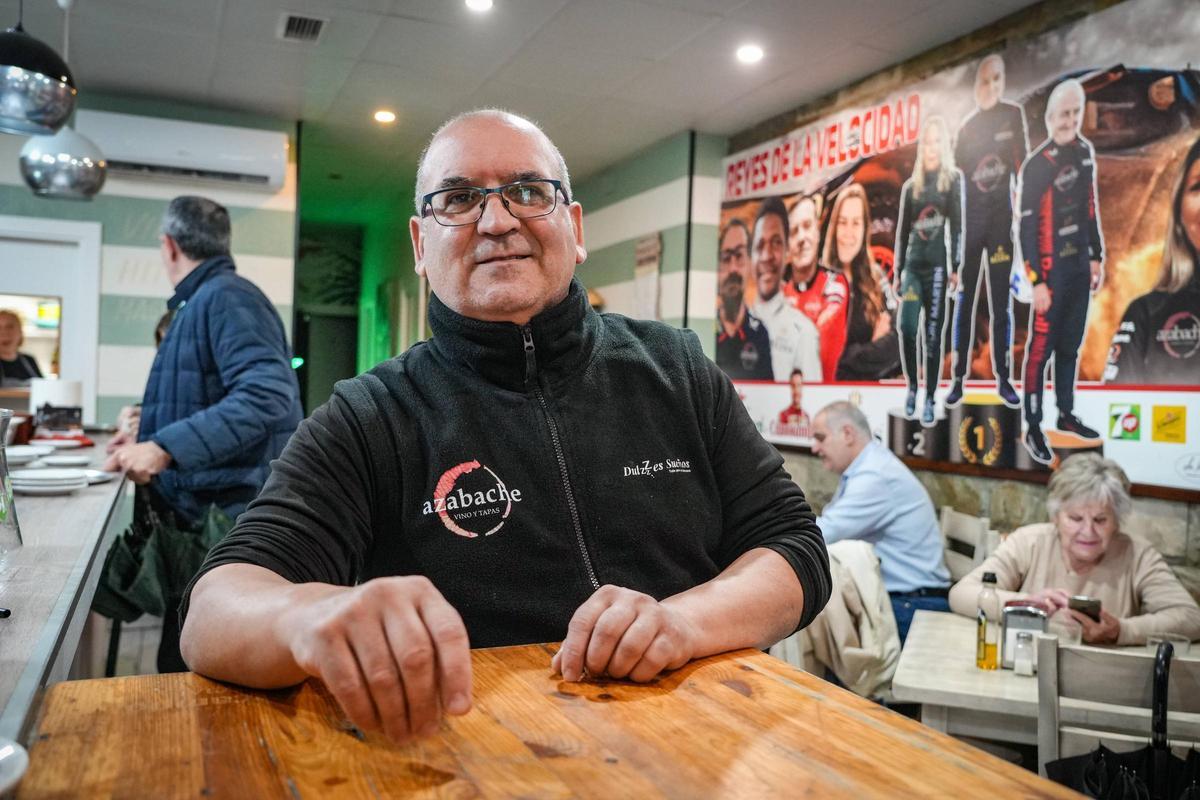 Pedro Infante en el restaurante Azabache Badajoz.