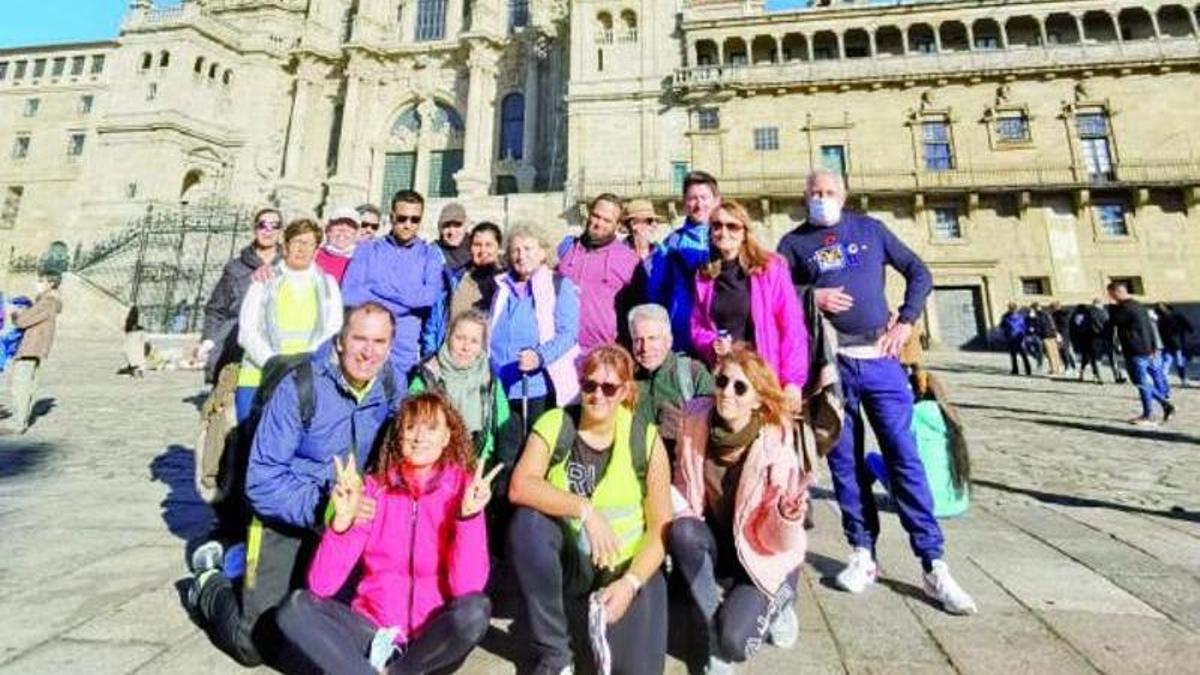 Los juzgados de A Estrada peregrinan a Santiago