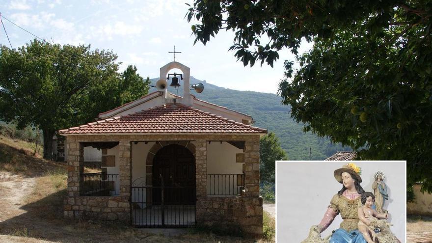 La tradición de la Divina Pastora une a Eljas en un emotivo traslado religioso