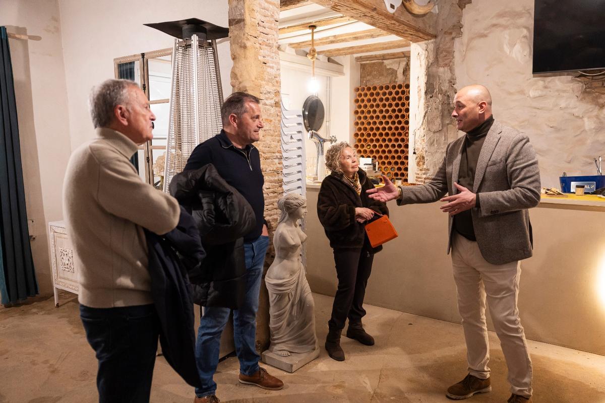 Visita de José Luis y Alberto Ramírez al Museu del Bou de Burriana
