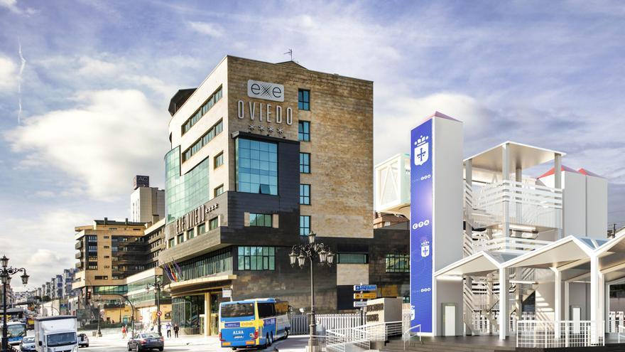 Ya hay fecha para la pasarela que unirá las dos estaciones de Oviedo: así será la nueva estructura
