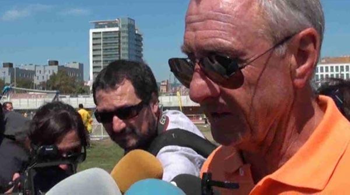 Johan Cruyff opina sobre la final de Wembley i sobre el Barça de Guardiola.