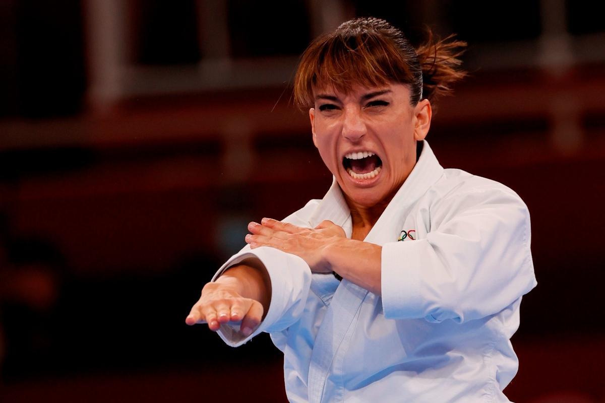 La karateka española Sandra Sánchez.