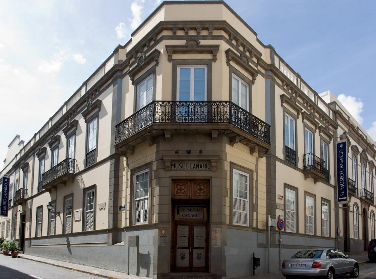 Fachada de El Museo Canario, en Las Palmas de Gran Canaria.