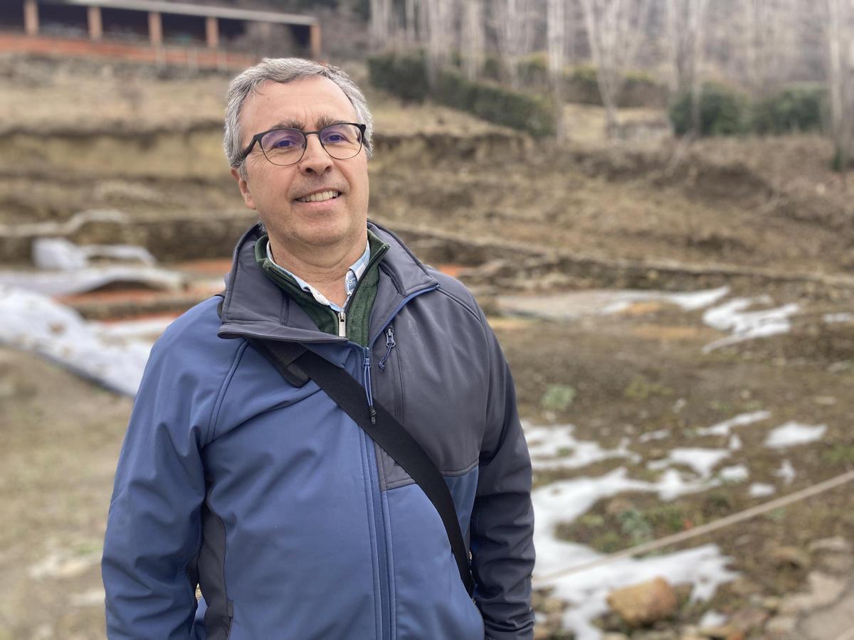 El doctor en Història Antiga i Arqueologia UAB i coautor de l’estudi  Cesar Carreras al Fòrum de Llívia