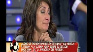 Francisca Muñoz, dilluns, a ’Sálvame diario’ (Tele 5).