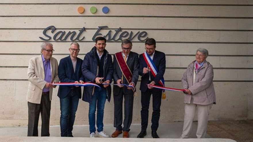 El municipi agermanat de Champniers inaugura la Sala  «Sant Esteve»