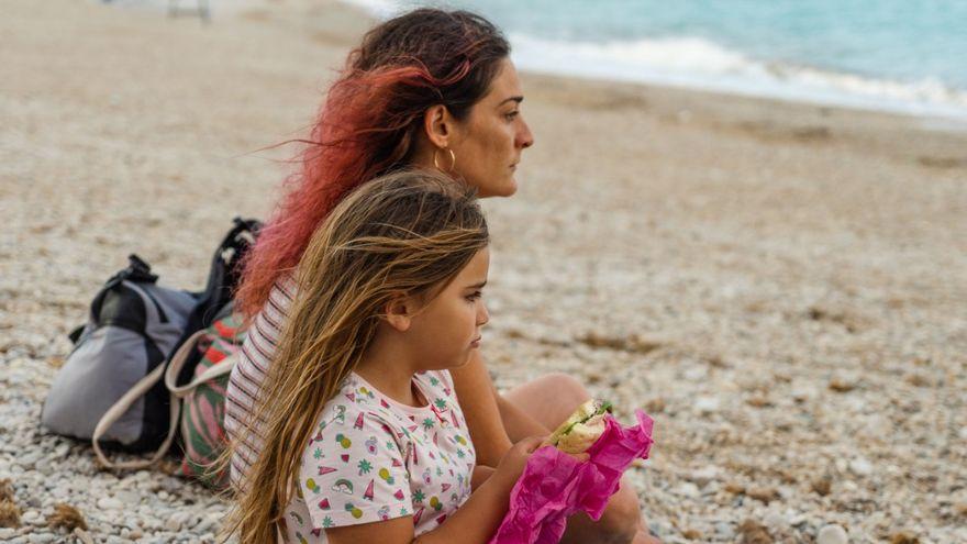 La petita Leire Marín Vera es preparava emocionalment abans de cada escena.