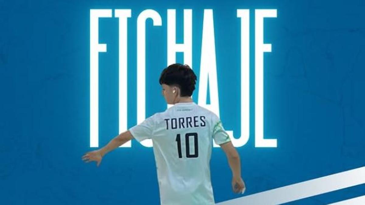Anuncio del fichaje de Darío Torres por el BM Sariegos.