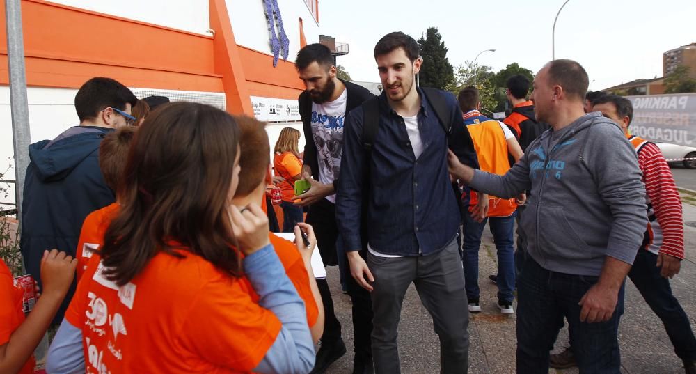 Llegada del Valencia Basket a la final de la Eurocup