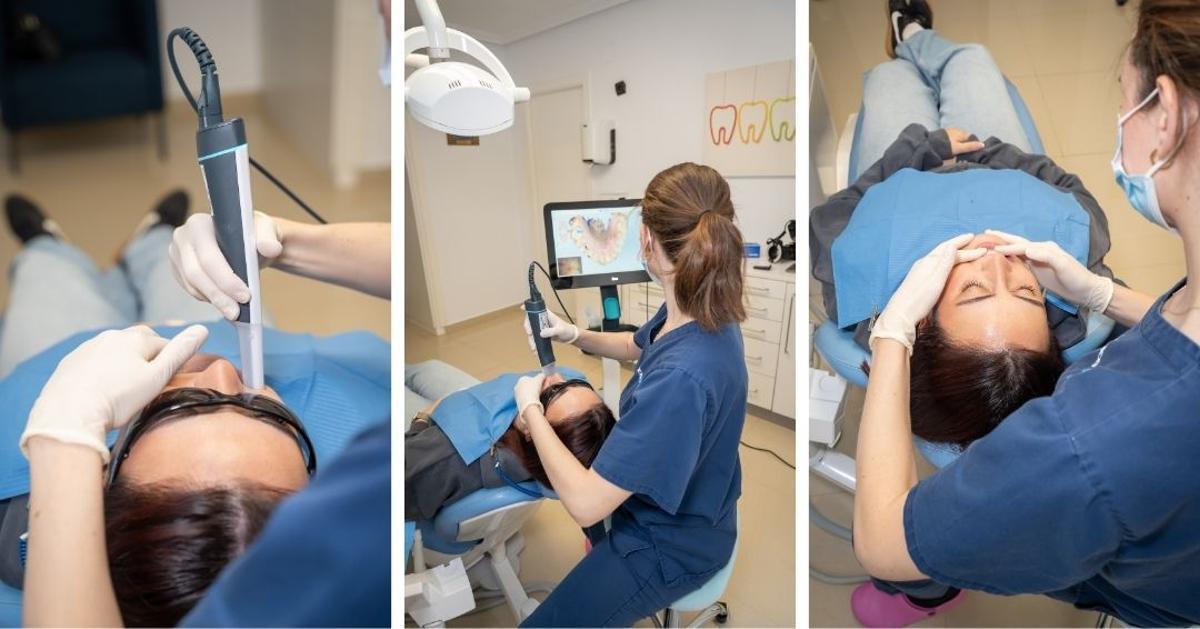 Simulación real con el nuevo escáner intraoral de Clínica Dr. Rull iTero Lumina.