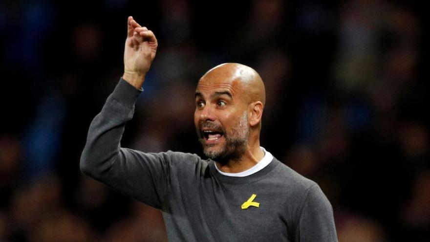 Inglaterra debate el lazo amarillo de Guardiola