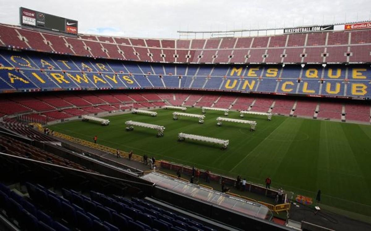 El césped del Estadi cambiará completamente