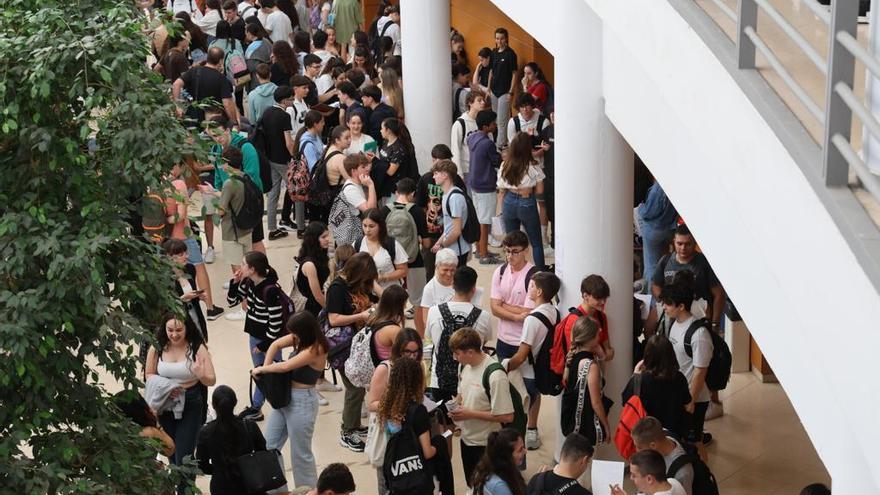 Primer día de la Selectividad 2023 en la Universidad de Alicante