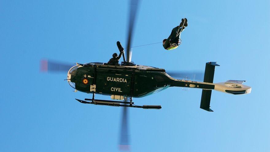 Helicóptero Guardia Civil rescate