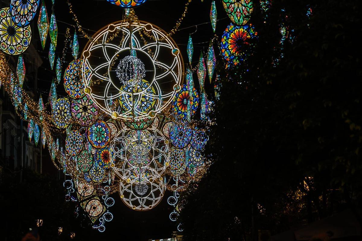 Inauguración de las luces de Sueca-Literato Azorín