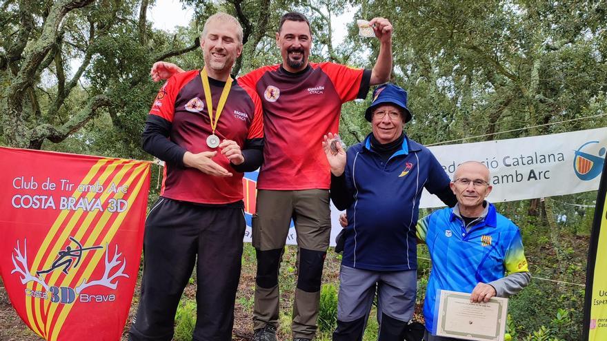 Podi per a Joan Guirado, de l&#039;ArcSet Santpedor, en el Campionat de Catalunya de tir de camp