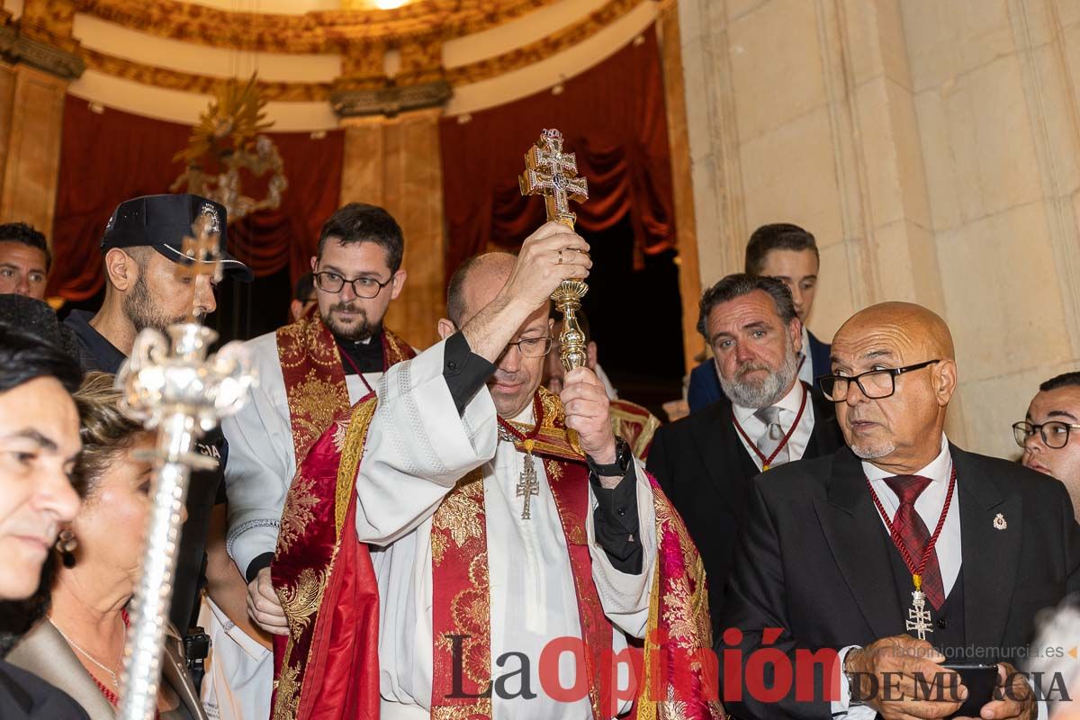 Procesión del Baño y parlamento en las Fiestas de Caravaca