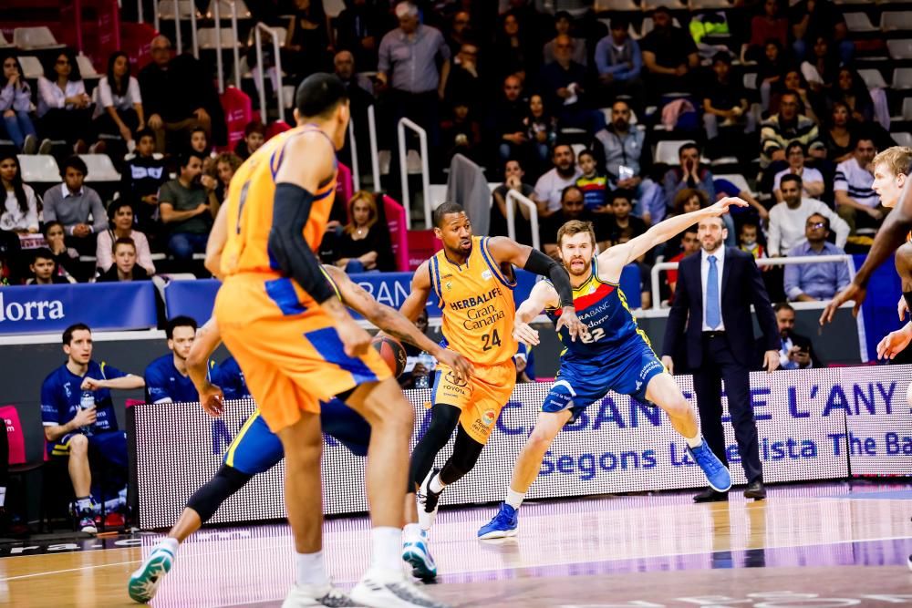 Partido Morabanc Andorra - Herbalife Gran CanariaLiga Endesa. Jornada 24