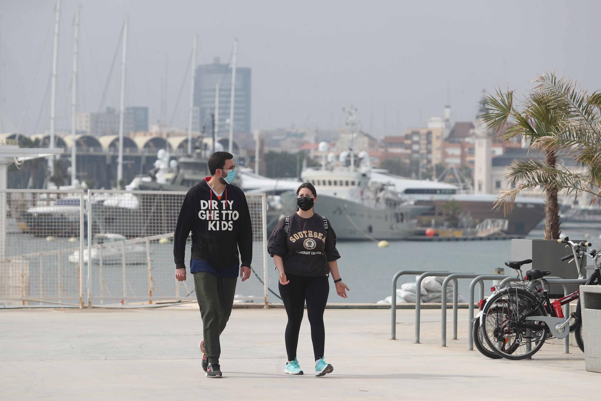 Gran ambiente en la Marina en el primer fin de semana sin cierre perimetral