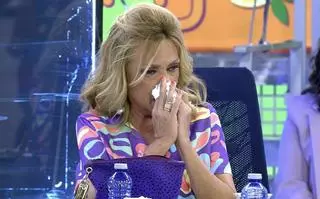 Lydia Lozano, rota de dolor, abandona el tanatorio de su madre entre lágrimas