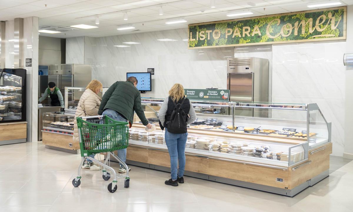 Sección 'Listo para comer' de Mercadona.