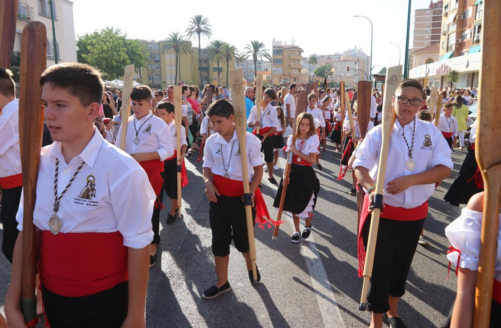 El Perchel, Huelin y la Malagueta celebran las procesiones del Carmen