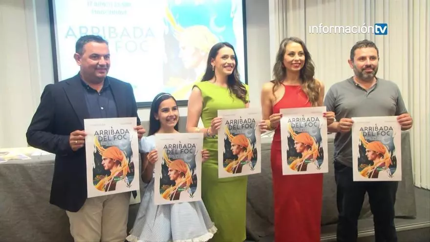 Así será la Arribada del Foc que da inicio a les Fogueres de Sant Joan