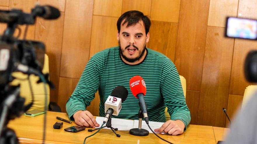 El concejal de IU, Iñaki Pérez