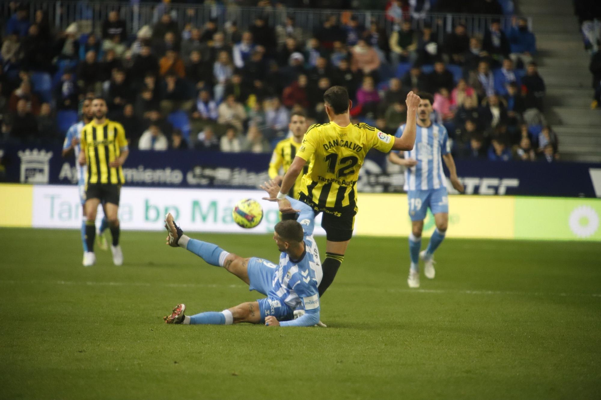 El Málaga CF - Real Oviedo, en imágenes