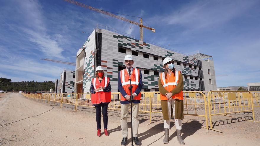 Las obras del Hospital de Teruel avanzan a buen ritmo y ya está ejecutado el 40%