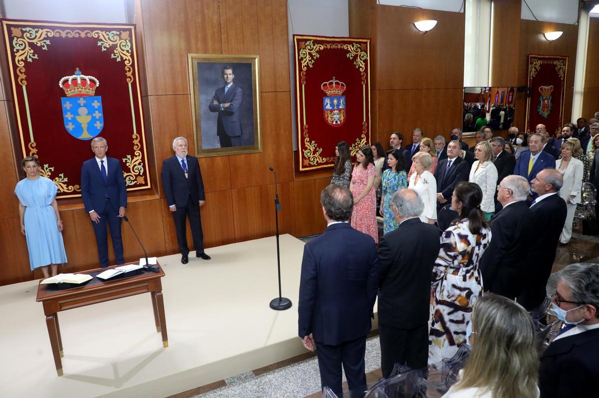 Así fue la toma de posesión de Alfonso Rueda como presidente de la Xunta