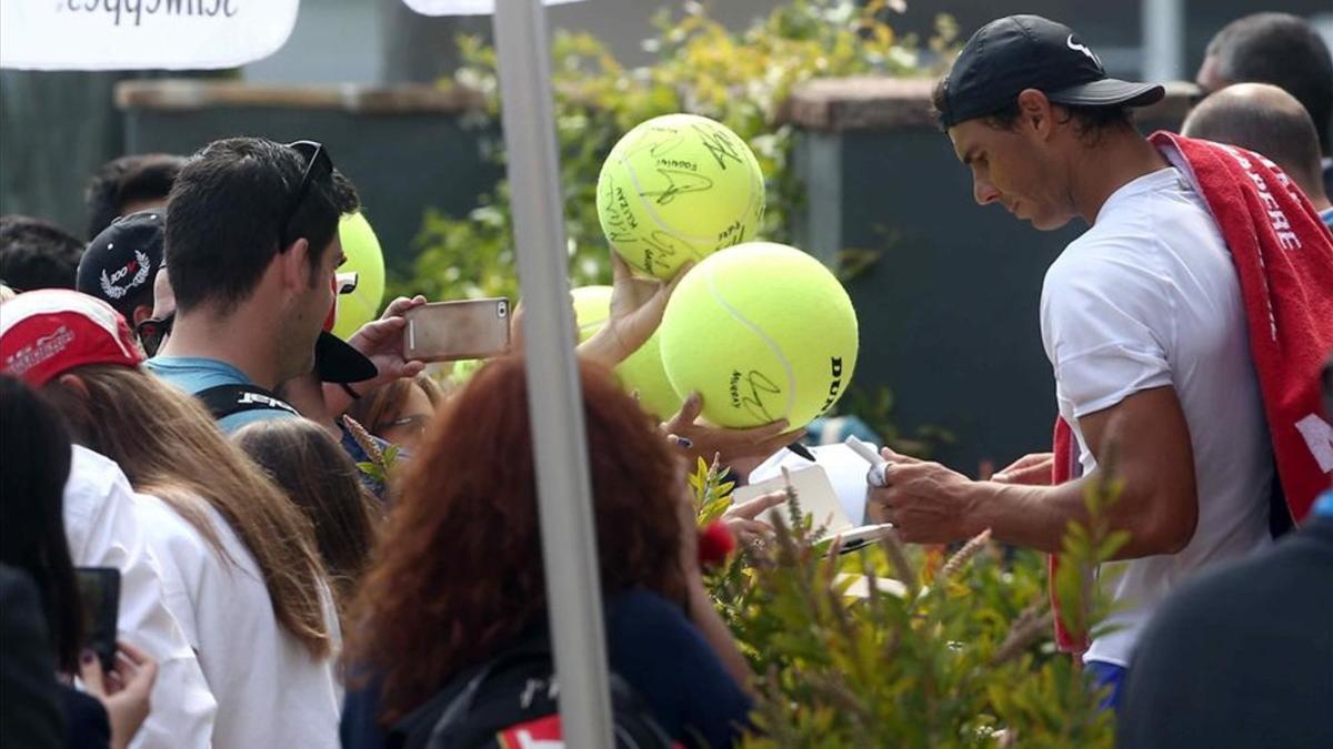 Rafa Nadal debuta este miércoles en Barcelona alrededor de las tres de la tarde