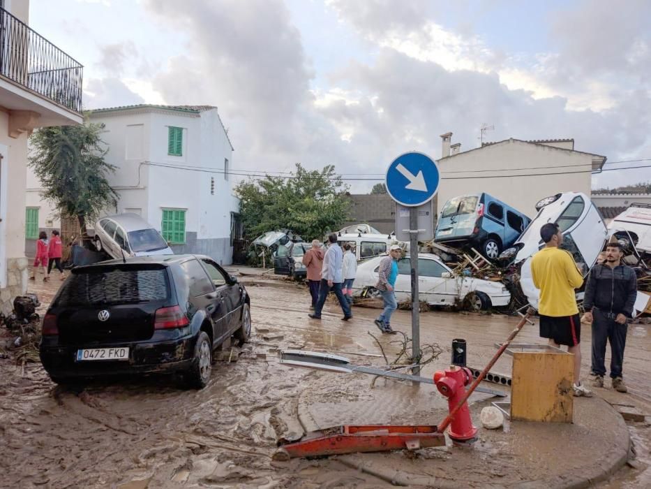 El día después de las inundaciones en Sant Llorenç