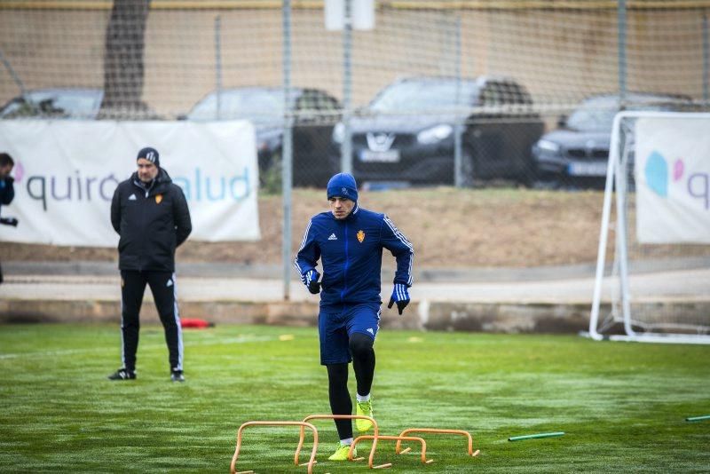 Entrenamiento del Real Zaragoza de hoy 30 de diciembre