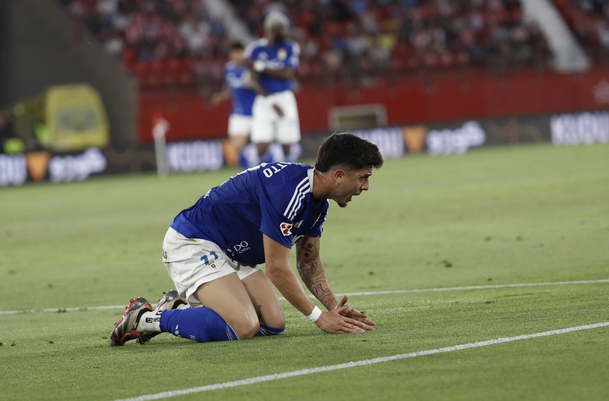 Así fue el primer partido del play-off entre el Almería y el Real Oviedo 