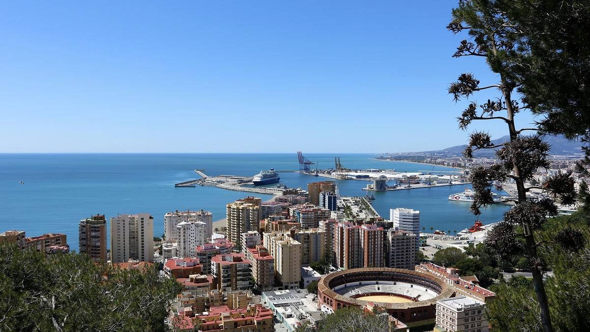 Una vista de Málaga.