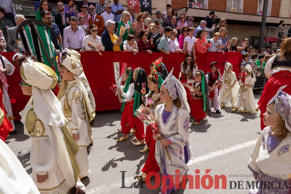 Desfile infantil del Bando Moro en las Fiestas de Caravaca