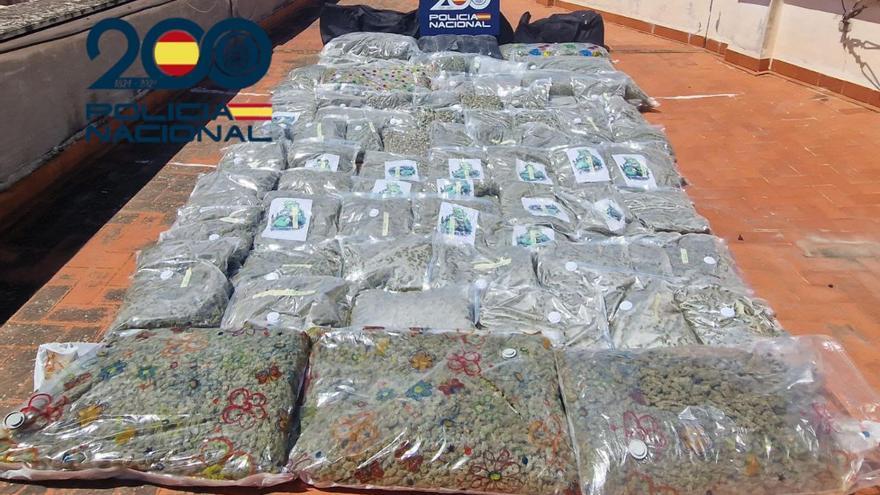 Dos detenidos en Zaragoza con 200 kilos de marihuana