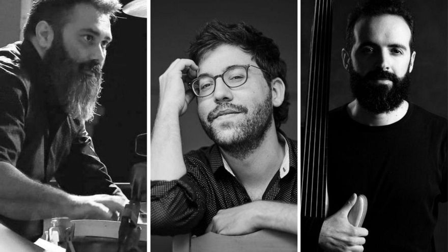 Marigó Trio el formen David Domínguez, Carles Marigó i Ismael Alcina.