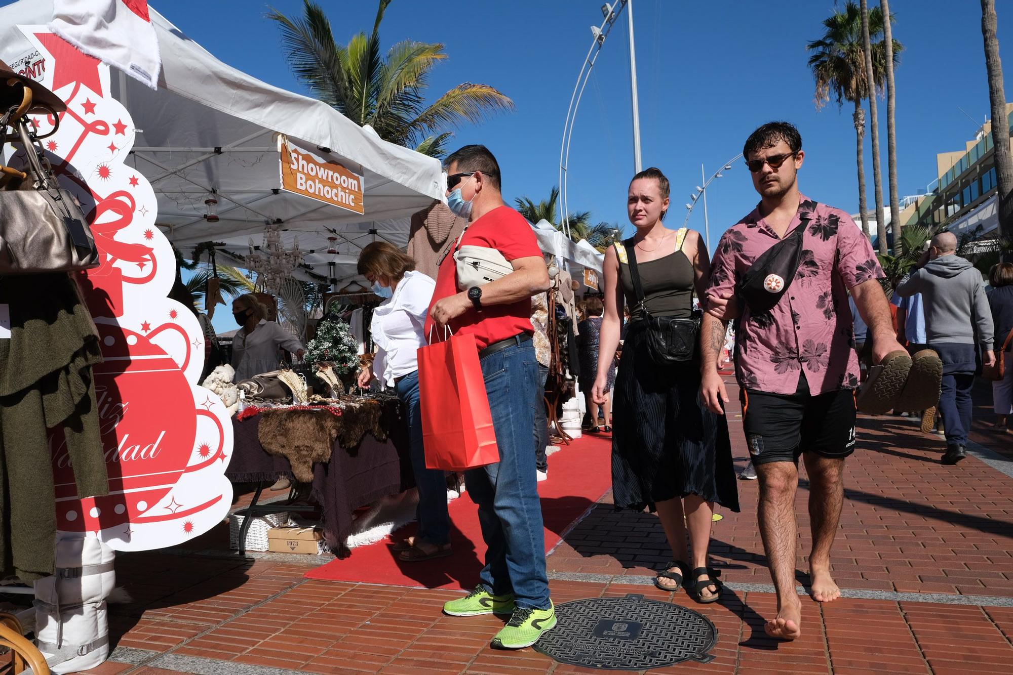 Feria de Navidad en el paseo de Las Canteras (19/12/2021)