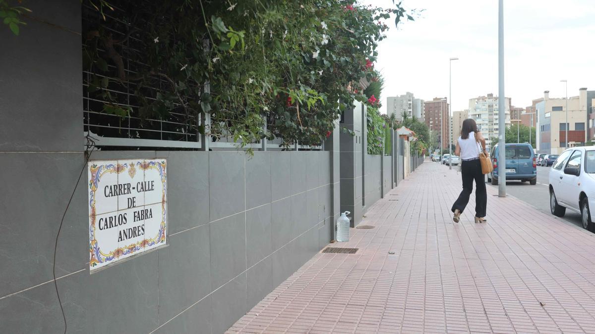 El consistorio no alegará sobre la calle Carlos Fabra Andrés.