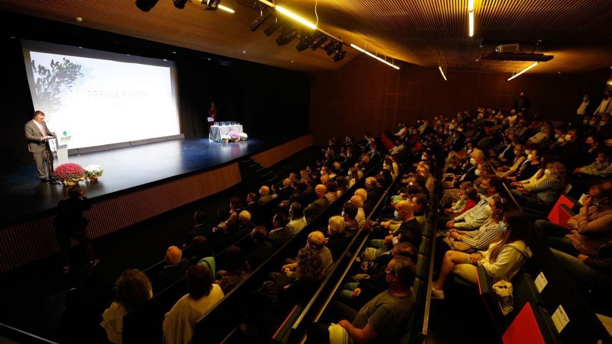 El presidente de la Pimeef durante su discurso en el Centro Cultural de Jesús. | V. MARÍ