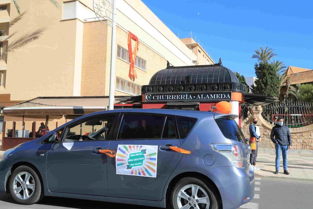 Protesta en Cartagena contra la Ley Celaá